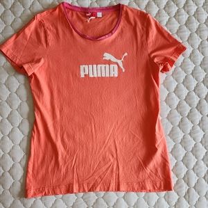 Women's PUMA Bright Athletic Tee T-shirt, Short Sleeves